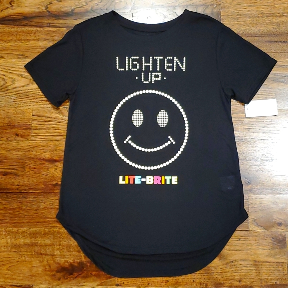 Womens Hasbro Lite-Brite graphic print tshirt size S